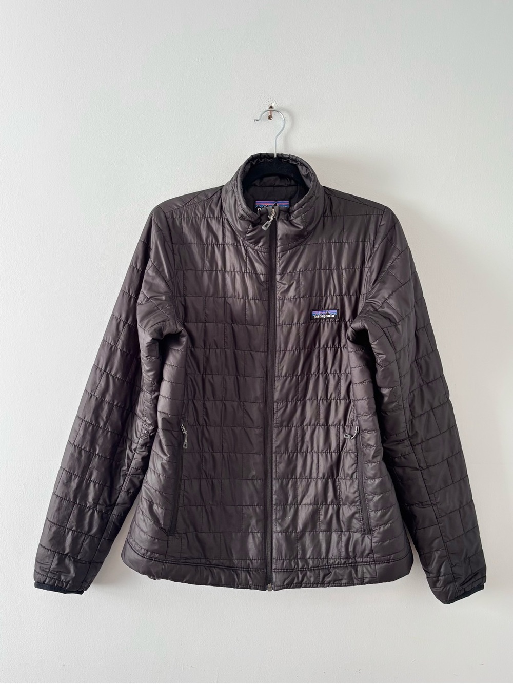 Patagonia Women’s Nano Puff Jacket Quilted Full Zip Goose Down Puffer Black